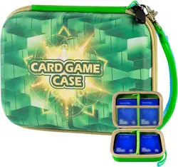 400+ Game Cards Holder Deck Box Organizer Storage Collection Compatible with PM TCG for Booster Packs/ Football Baseball Cards