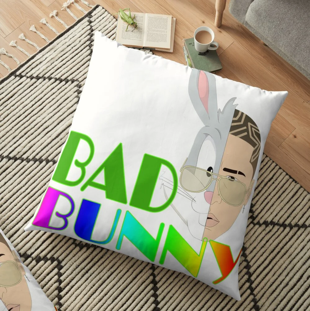 Bad Bunny Pattern Cushion Cover Throw Pillow Case Home Decor High Quality