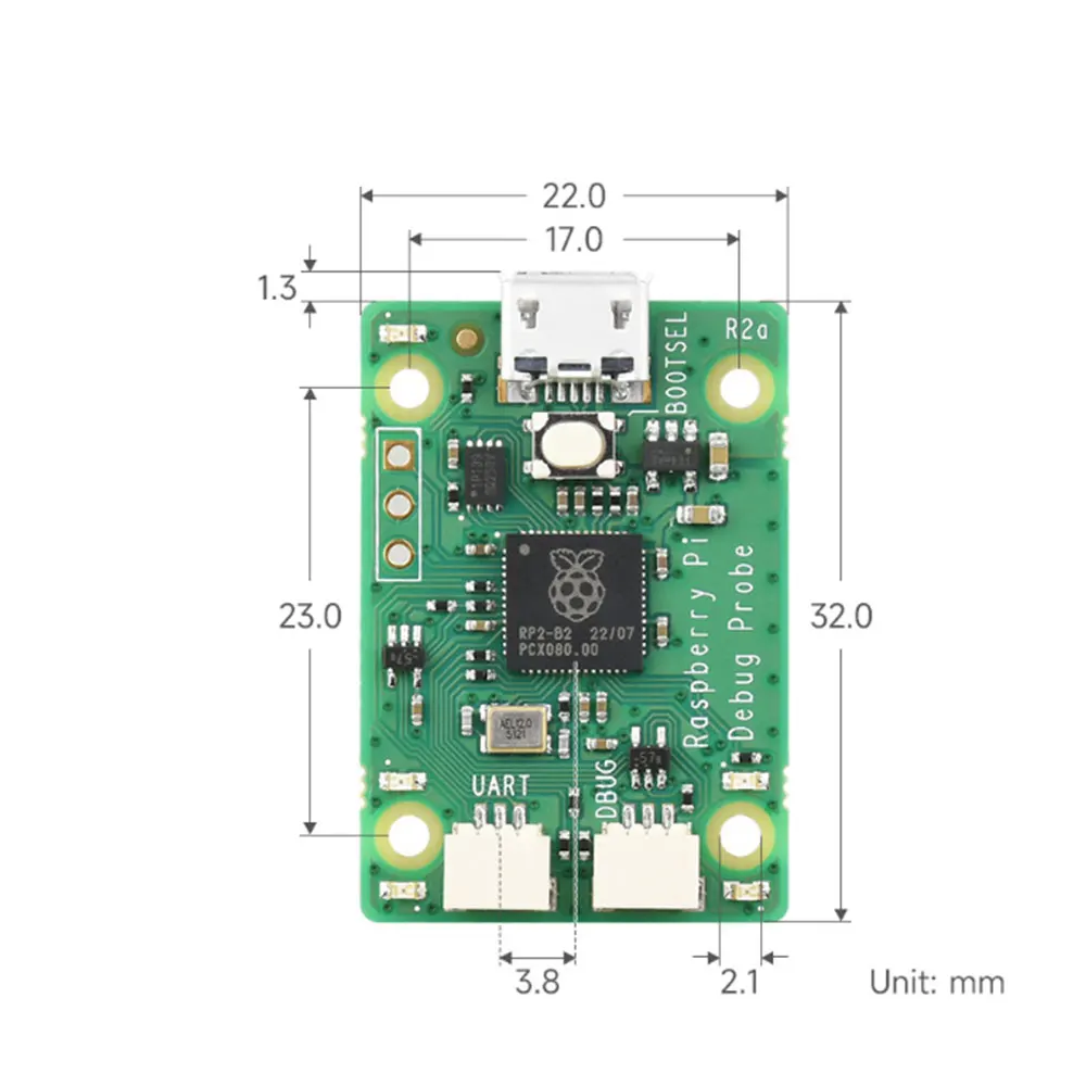 Raspberry Pi Pico RP2040 kit sonda Debug originale ufficiale kit USB-to-debug per Raspberry Pi Pico W /Pico / Pico H / RP2040