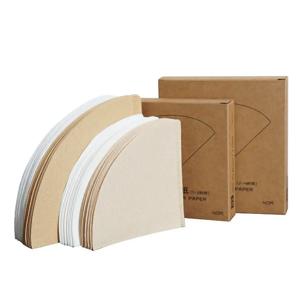 Carta da filtro per caffè caffè fatto a mano speciale pasta di legno conica a forma di V portatile estraibile carta da filtro a goccia strumenti per caffè