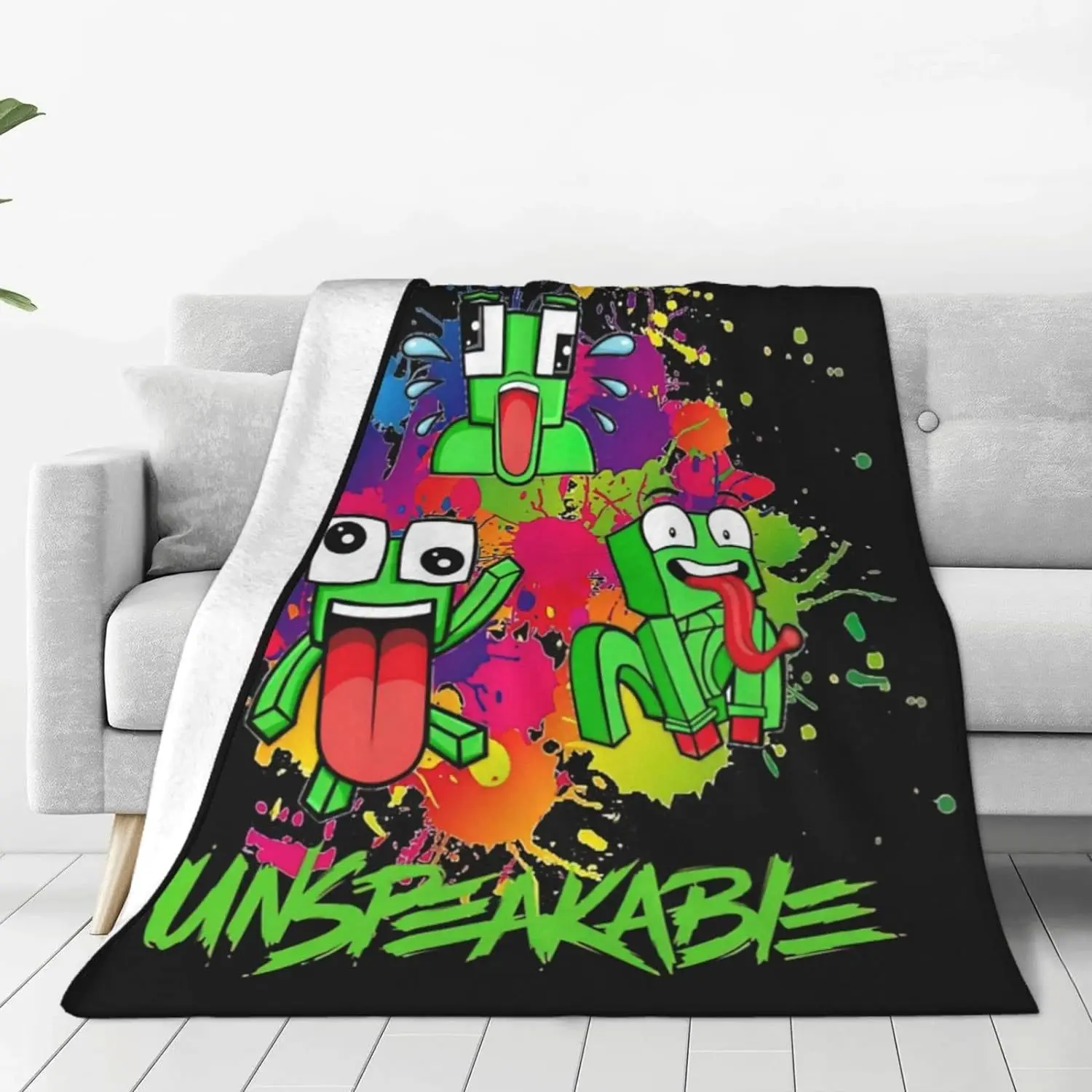 Game, cartoon, anime, super soft, ultra-fine wool blanket, sofa bed, bedroom, lightweight children's blanket, children's gift