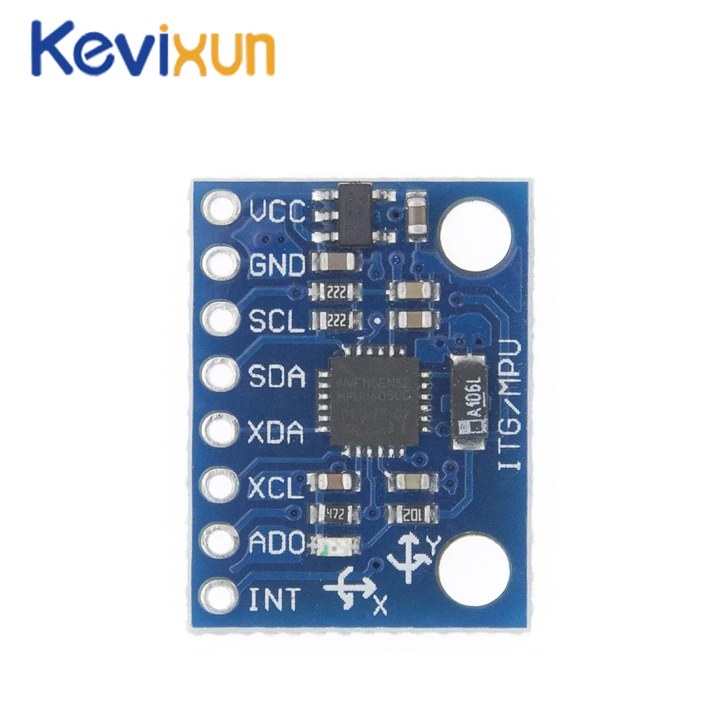 10pcs GY521 GY-521 MPU6050 MPU-6050 IIC I2C Interface 3 Axis Analog Gyroscope Sensor Accelerometer Compatible Module for Arduino