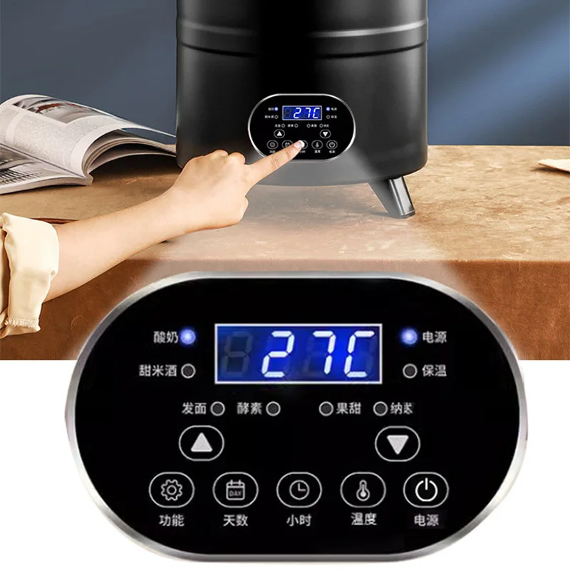 

8L/12L Automatic Multi-Function Fermenter 304 Stainless Steel Construction Yogurt/Natto/Rice Wine Maker 220V Constant Temperatur