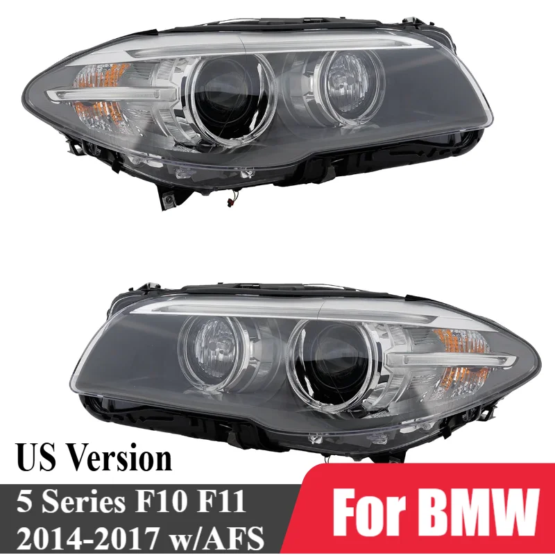 

AFS Adaptive Xenon HID Headlight For BMW 5 Series F10 F11 2014-2017 Car Head Lights Assembly w/AFS Headlamp Turn Signal Lamps