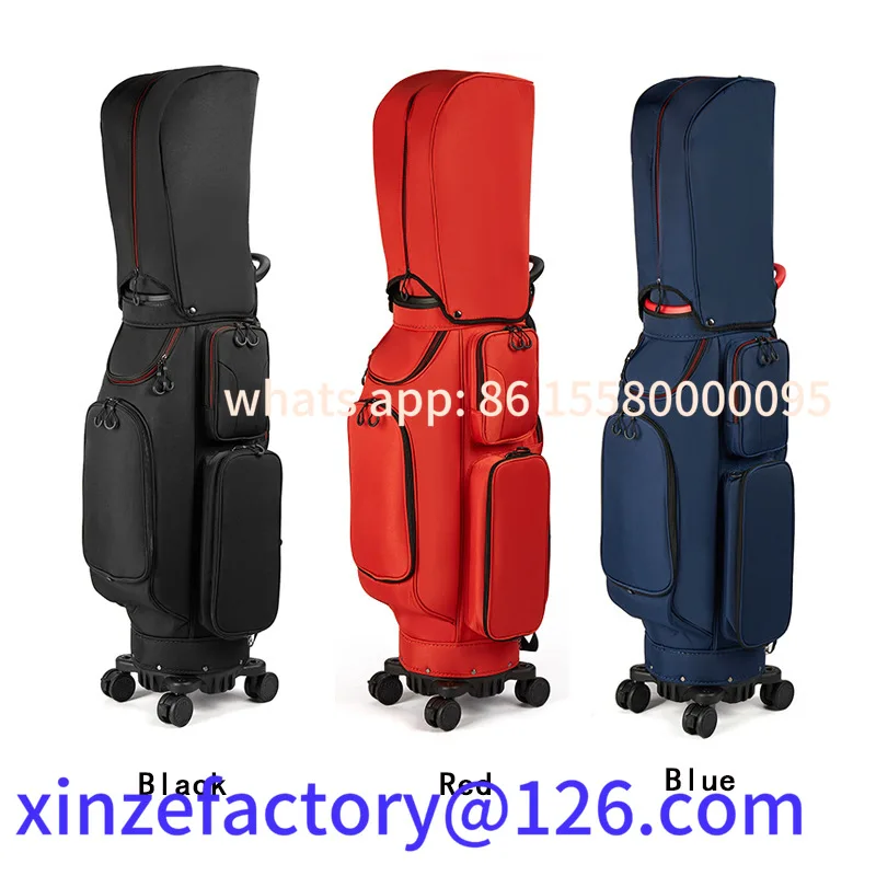 Customizable Four Wheel Retractable Golf Aviation Bag Multifunctional