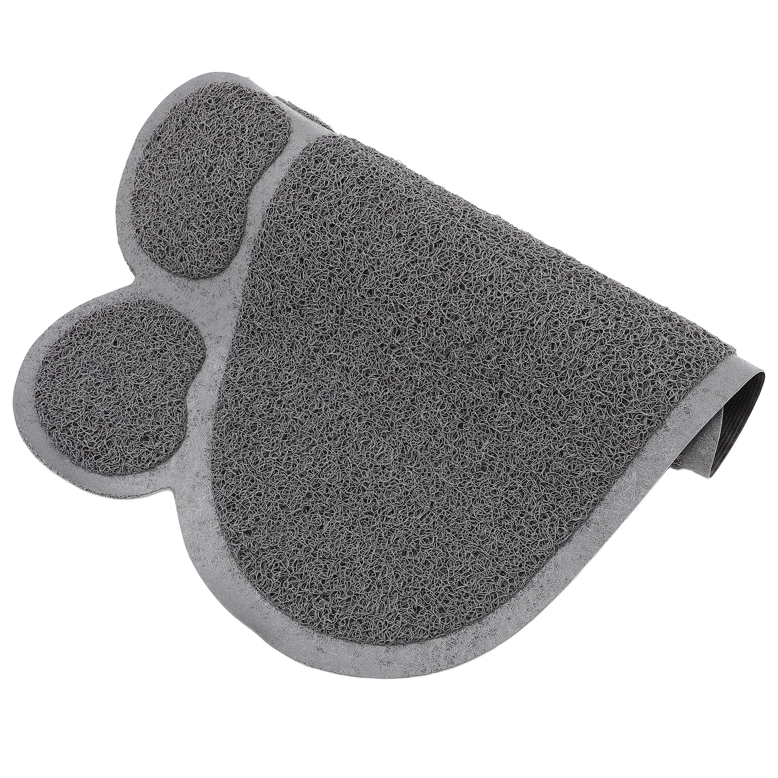 

Paw Shaped Cat Litter Mat Non Slip Waterproof Large Size Washable Floor Protection for Cats Dogs Feeding Bowl Tray Kitten Litter
