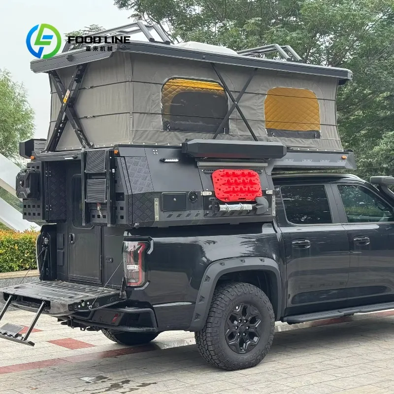 Customized Heavy Duty Truck Camper With Winch Mount For Overland Recovery Camping Bulk Order Savings