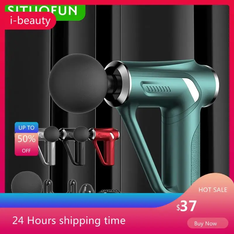 

Massage Gun 32 Levels Deep Tissue Neck Body Back Muscle Sport Electric Pistol Massager Exercise Relaxation Pain Relief