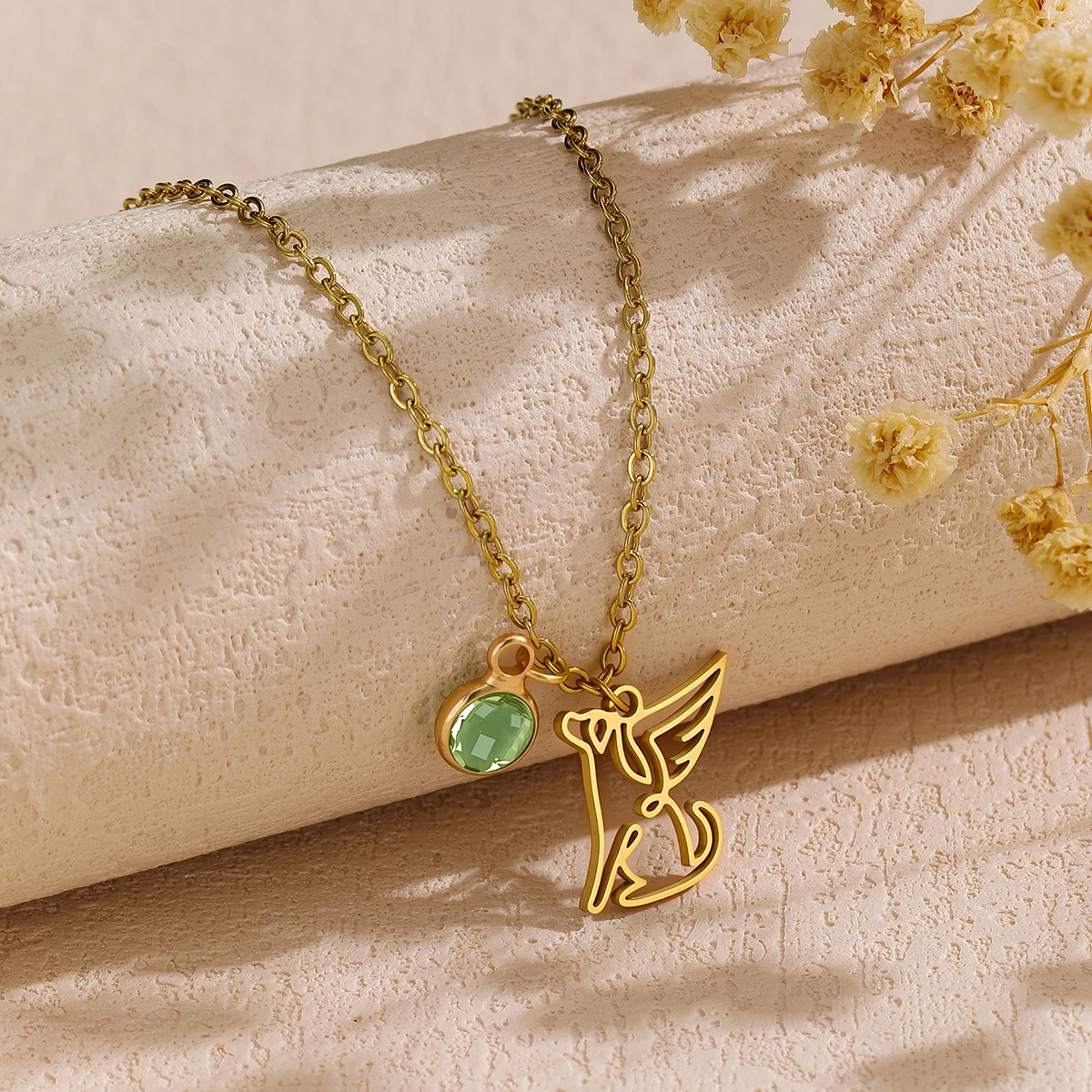 

Customized Name Necklaces for Women, Personalized Stainless Steel Birthstone Chain Choker Collar Jewelry, Birthday Gifts