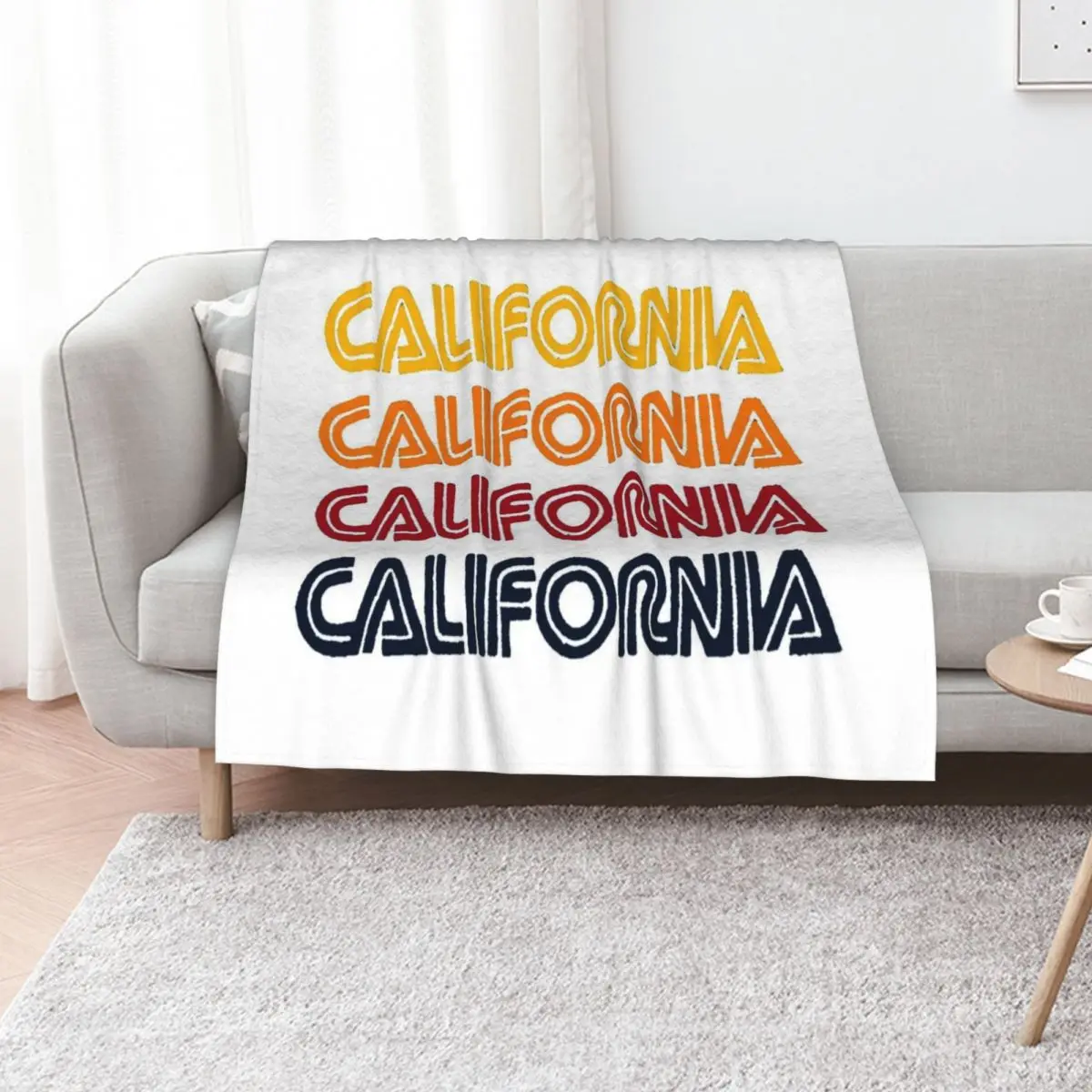 

California Throw Blanket Loose Luxury Brand Polar Sofa Blankets