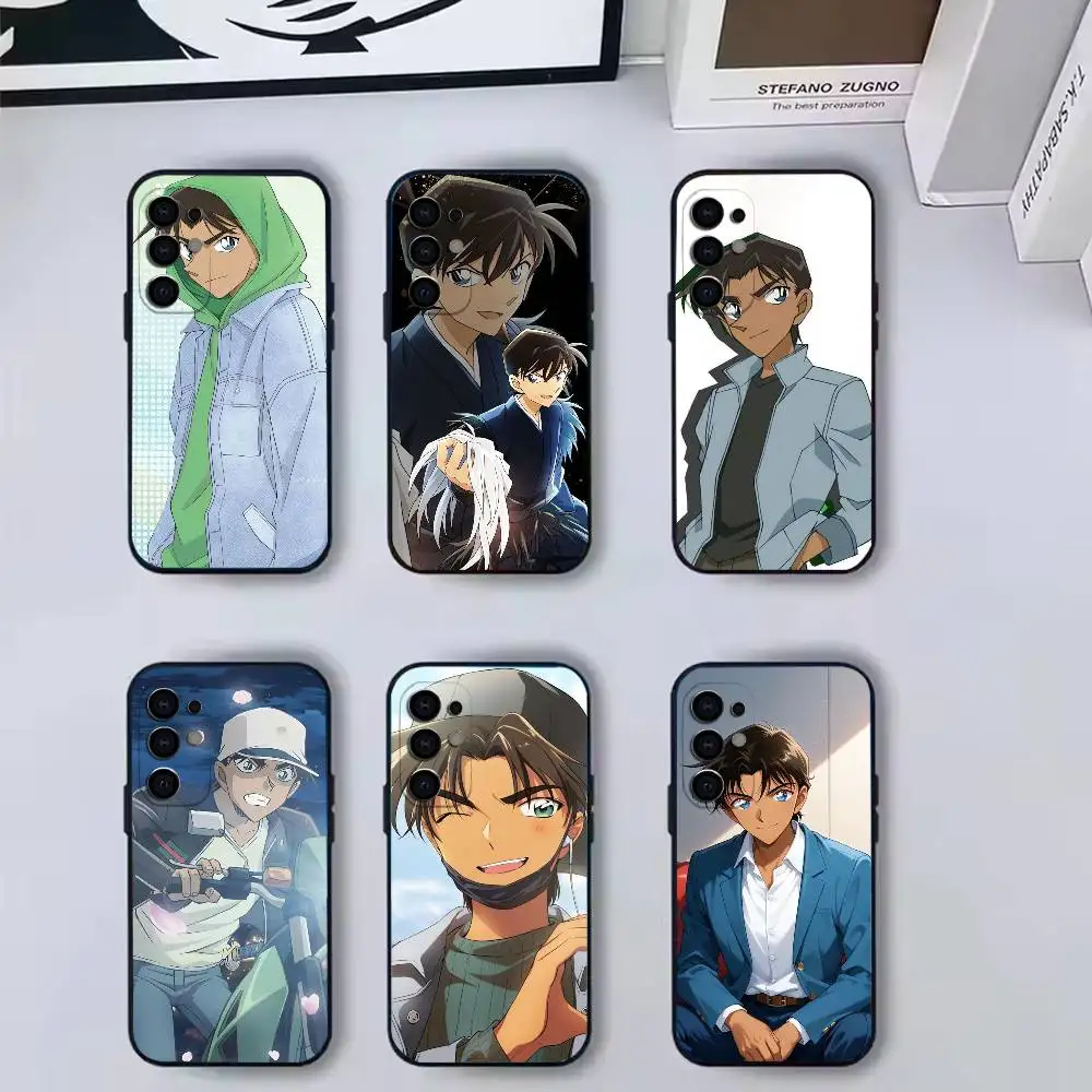 The Osaka Detective  Phone Case For Samsung S 25,24,23,22,30,21,10,9,Ultra,Plus,Lite,FE,4,5 G Black Silicone Case