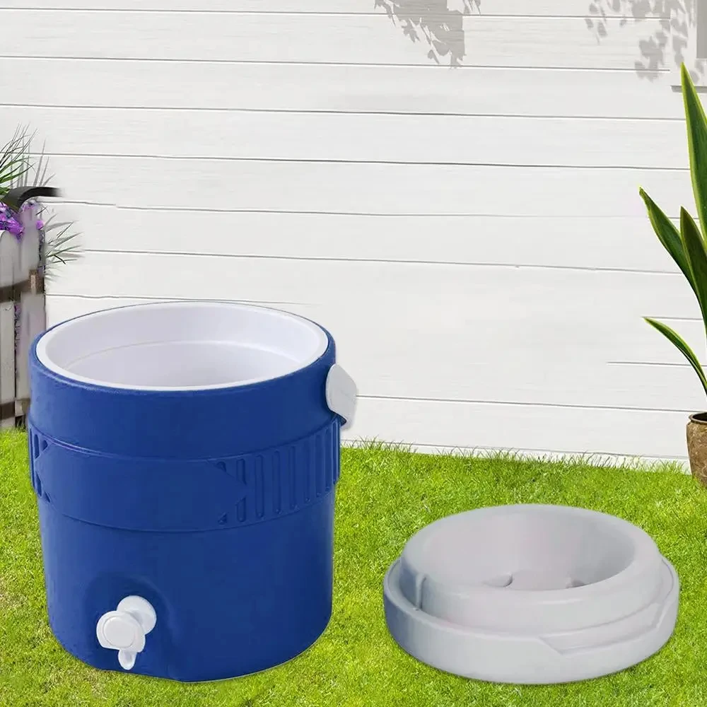 

3.8L Insulated Camping Cooler Portable Outdoor Beverage Dispenser Long Lasting Thermal Drink Container Picnic Supplies