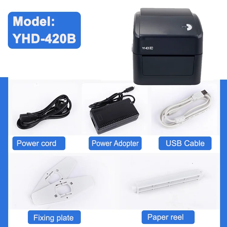 4-inch Express Shipping Label Printer Thermische barcodelabel Blue Tooth USB-interfacedrinter Gebruik voor DHL, Ebay, Amazon