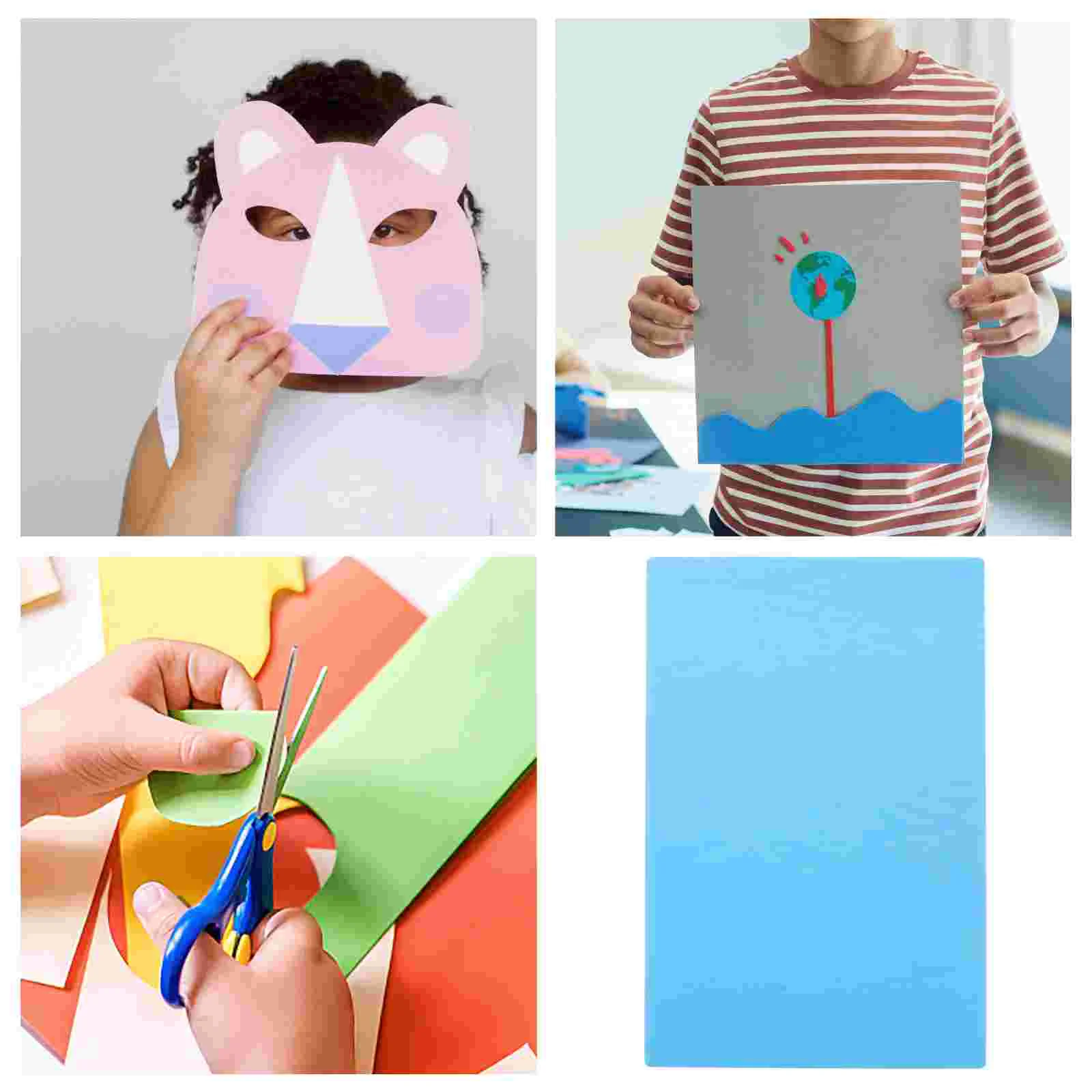 10 Pcs 빈 폼 보드 작은 포스터 플레이트 대형 모델 만들기 재료 코어 공예 폼 DIY