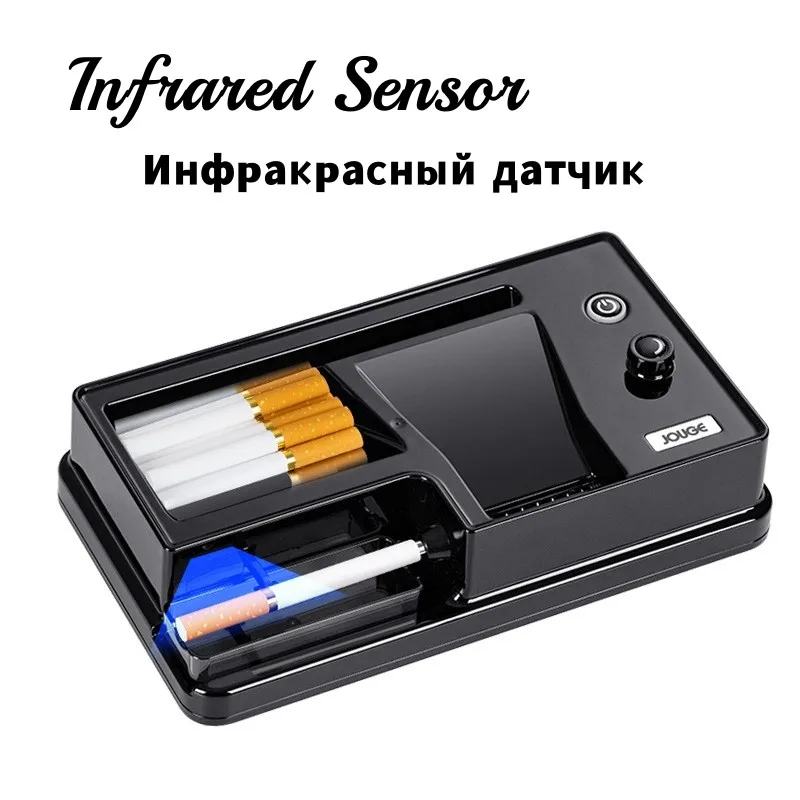 6.5/8mm Fully Automatic Tobacco Rolling Machine with Infrared Sensor Electric Roller Cigarette Wrapping Maker Smoking Accessorie