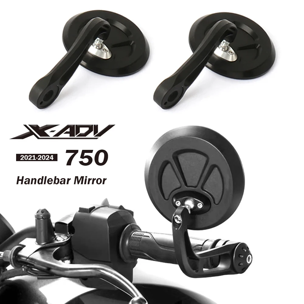 Motorcycle Rearview Mirror HandleBar Mirrors End Mirror New For Honda XADV X-ADV 750 XADV750 X-ADV750 2021 2022 2023 2024