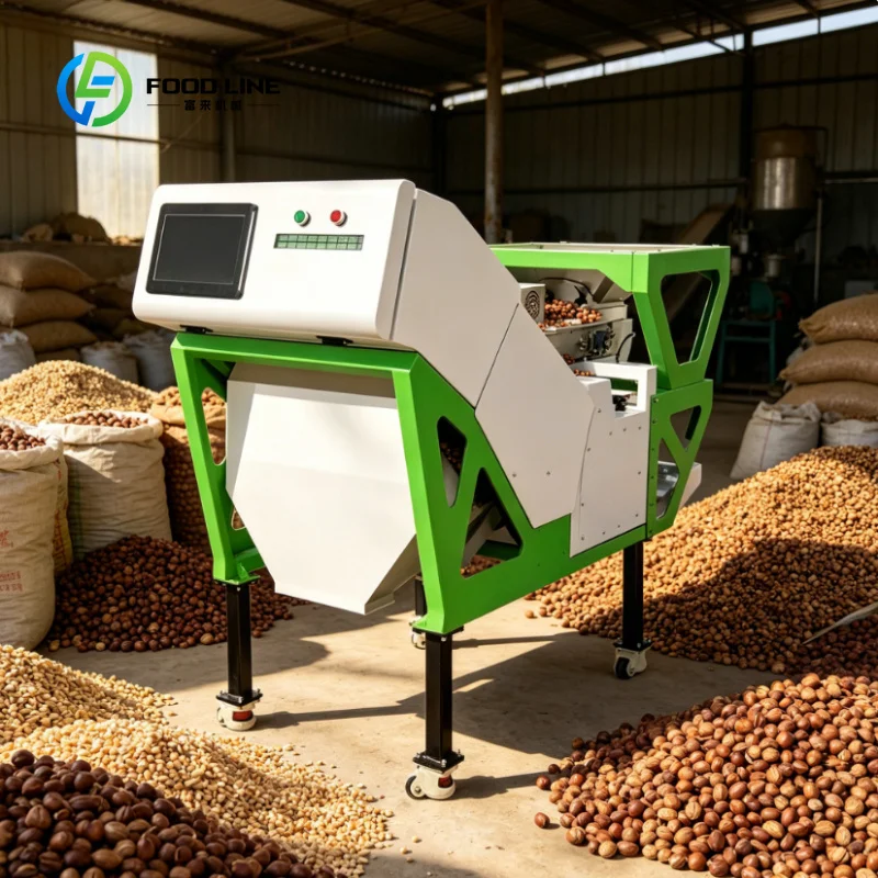Customized Mini CCD Color & Shape Sorter High Precision Sorting Machine for Rice, Grain and Beans