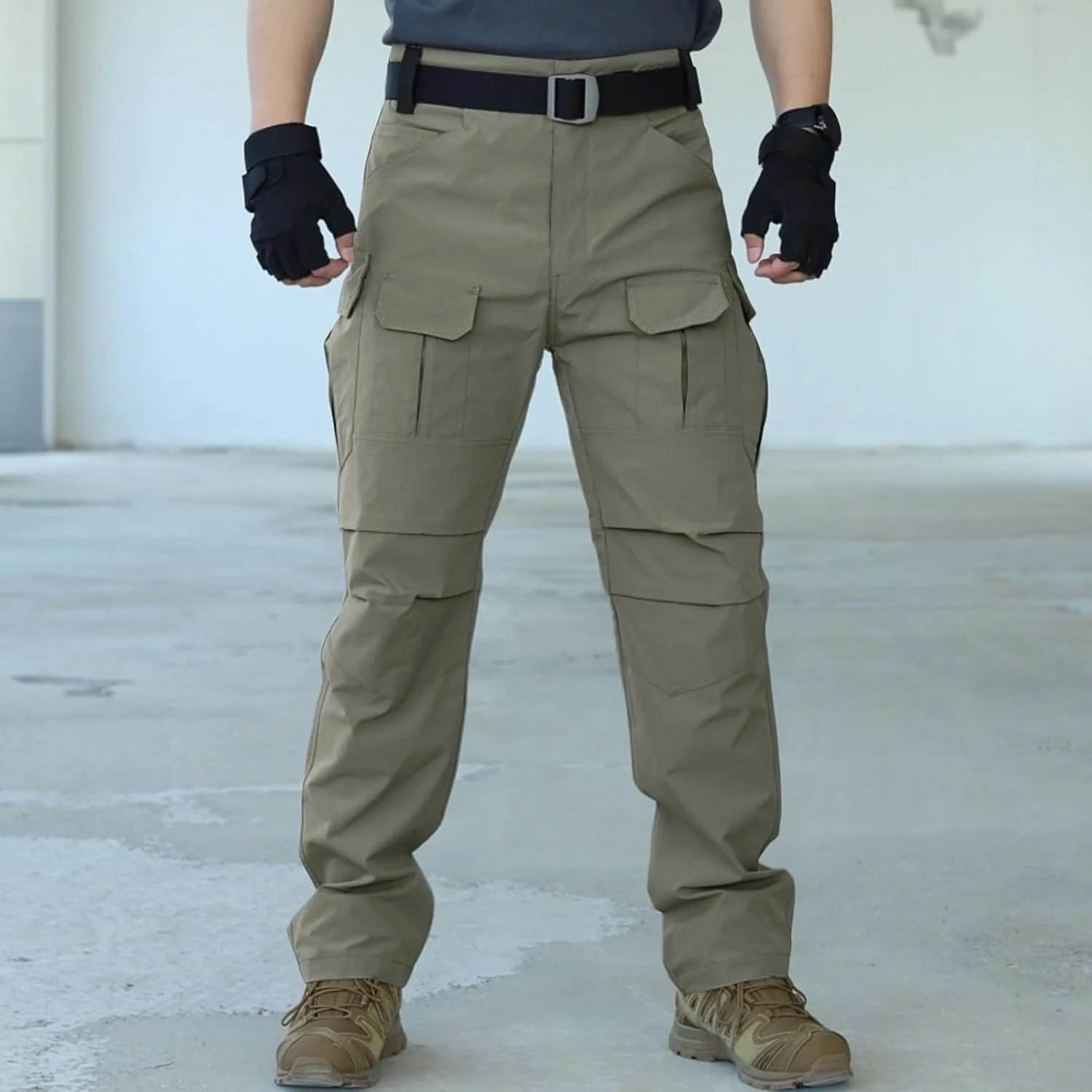 Men's Tactical Cargo Pants, Slightly Stretch Fabric, Soft and Breathable, Multi-Pocket, Suitable for Casual Outings