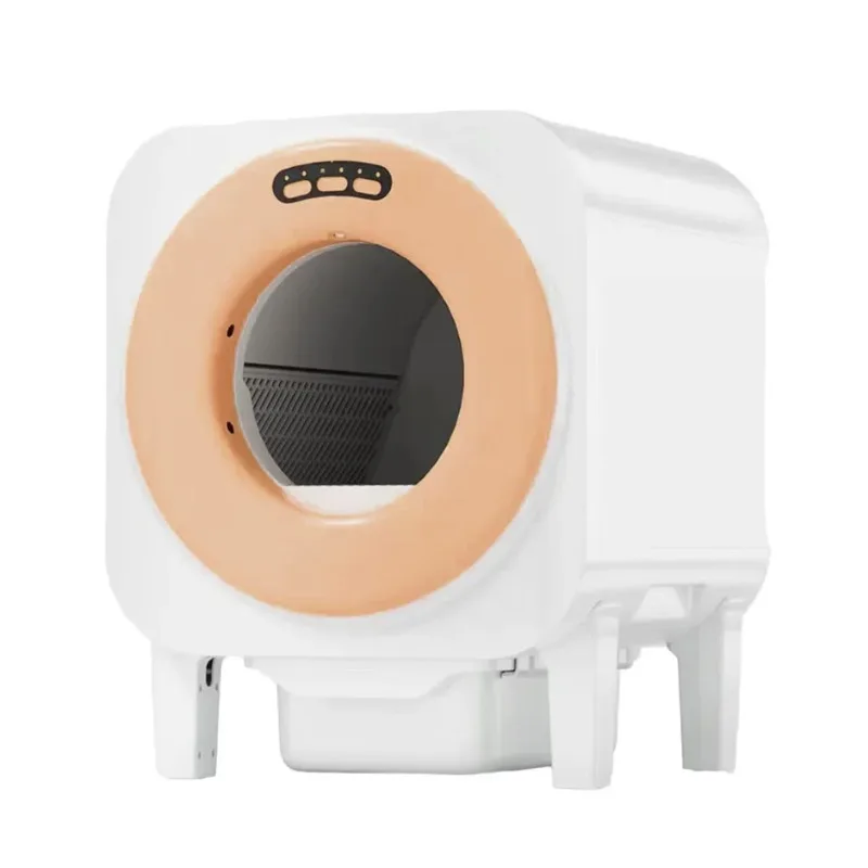 2025 -ligent Su-per Complete Closed Electric C-at Toilet Automatic Garbage Bin Po-op Shovel Luxury Box