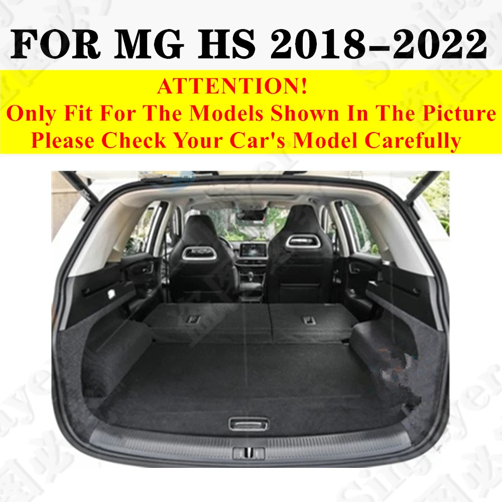 Car trunk mat for Morris Garages MG HS 2022 2021 20 2019 2018 Rear Cargo Liner Cover Interior Accessories Tail Boot luggage Pad