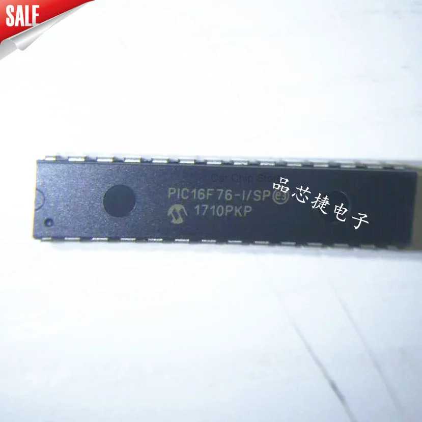 새로운 오리지널 MCU IC dip-28 8 비트 pic16f76-i/sp, 2 조각, IC 칩 pic16f76