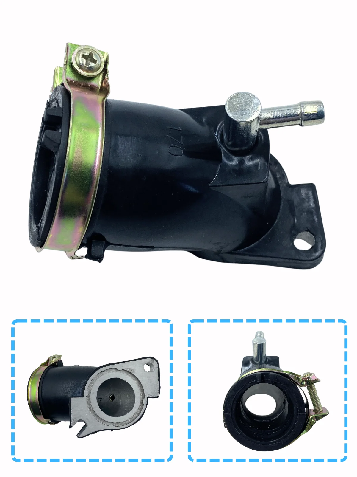 Original 23201A FEISHEN LH BUYANG FA-D300 170MM 173MN 250 260 300 YP250 VOG250 Intake Manifold ATV Quad Scooter