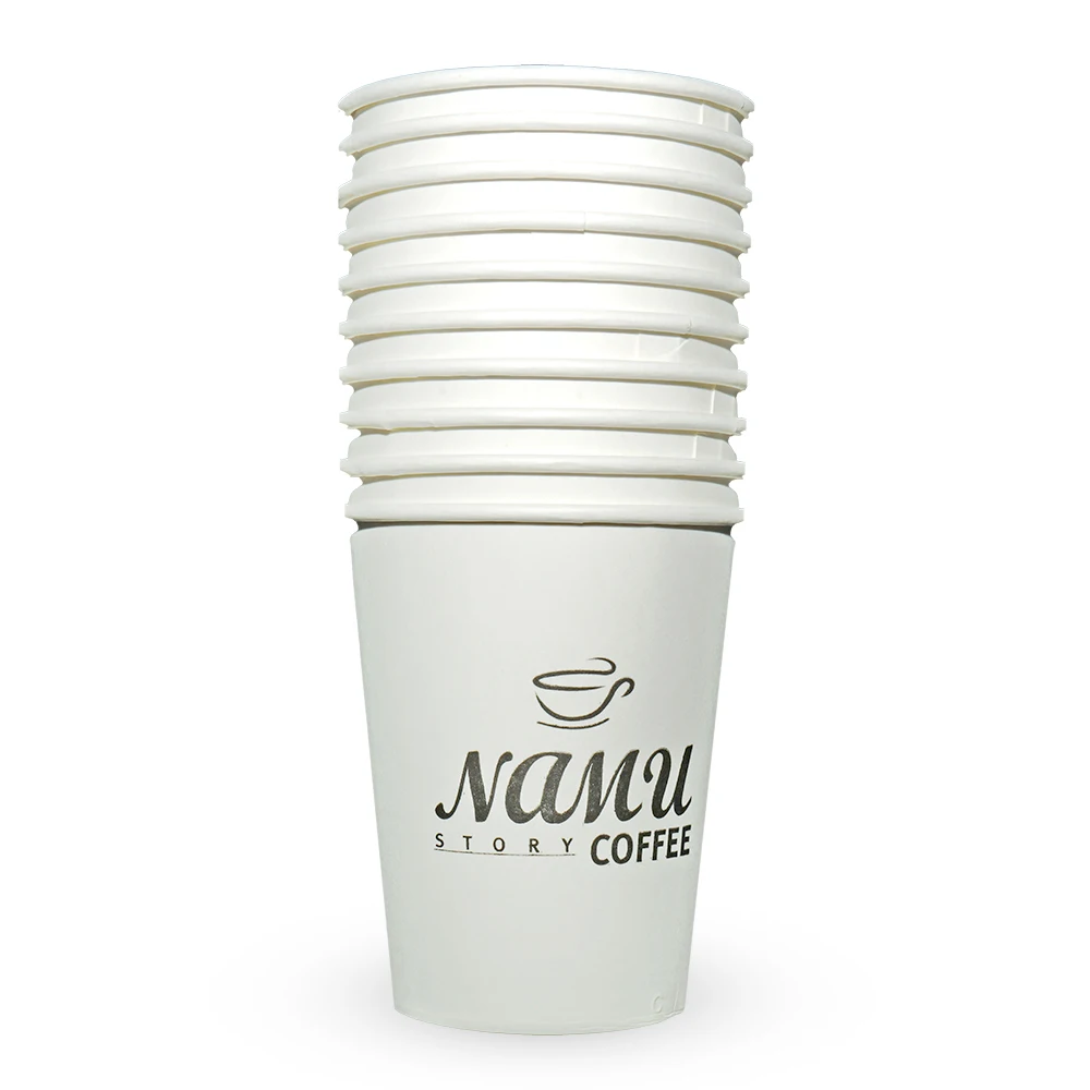 Disposable hot Cup 10oz 10p/takeaway/paper/coffee cup/cafe