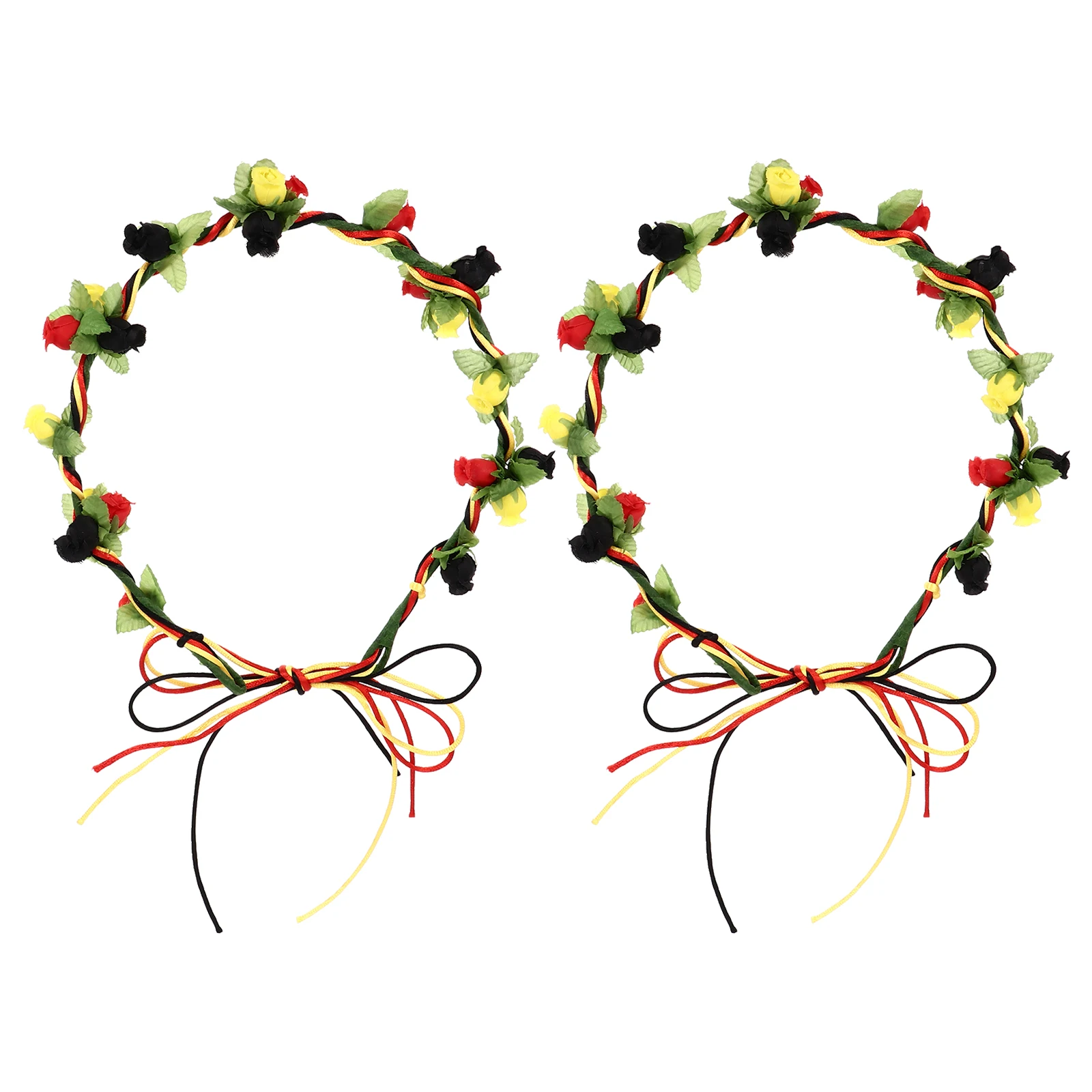 

2pcs Headdress H made Hair Accessory Holiday Headwear Photo Props Comfortable Lightweight Travel Party Christmas Wreath