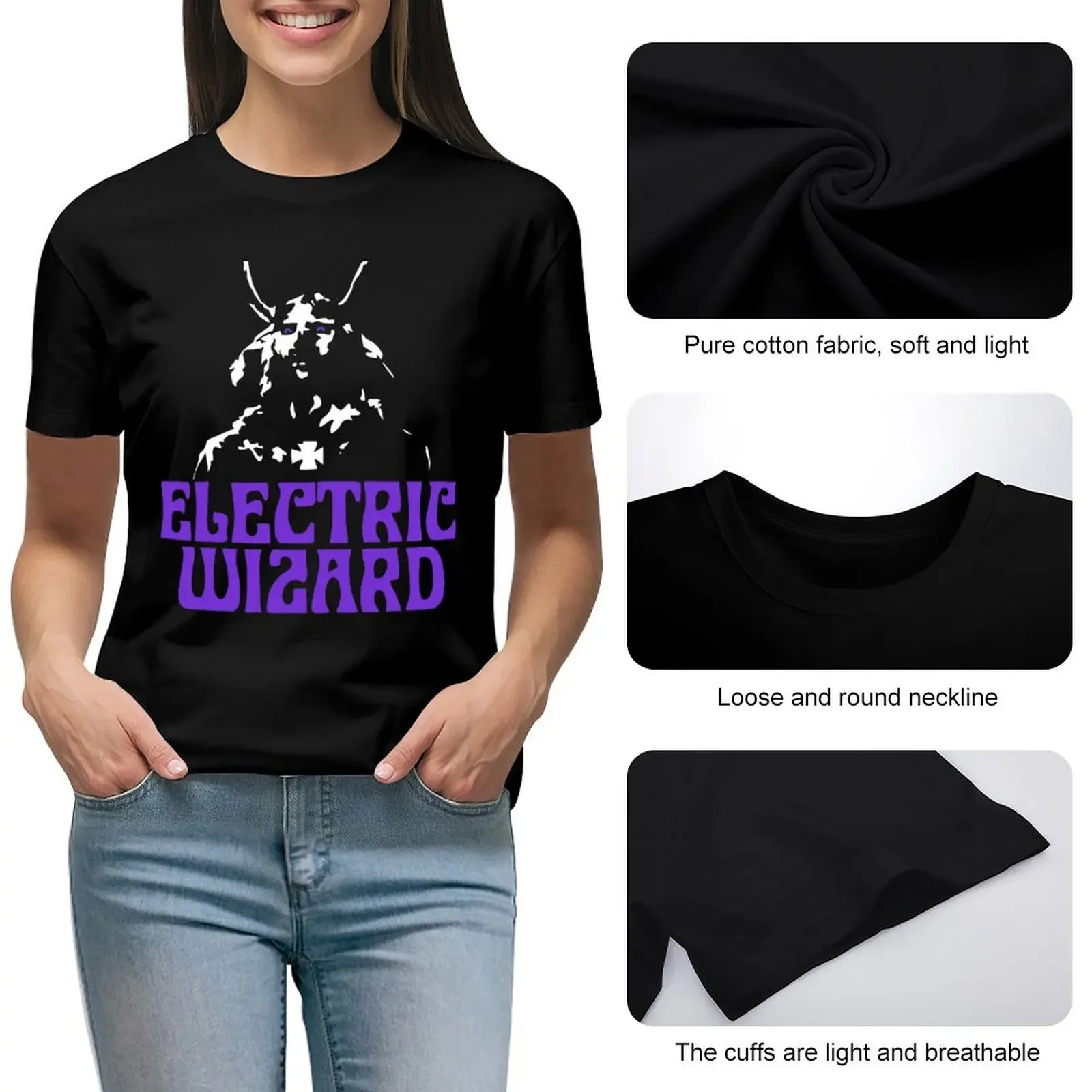 Electric Wizard T-Shirt koszulki graficzne koszulki półfabrykaty nowa edycja koszulki ariat dla kobiet