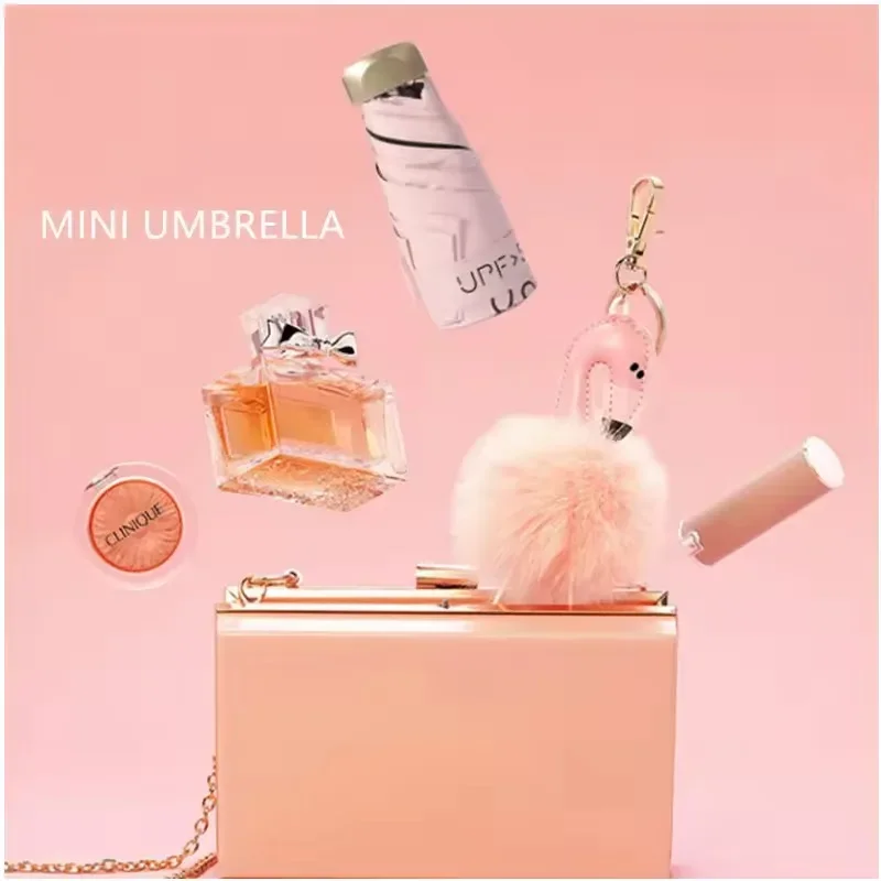 Mini Pocket Rain ombrello parasole ombrello donna Rain UV Sun Capsule ombrello Business It