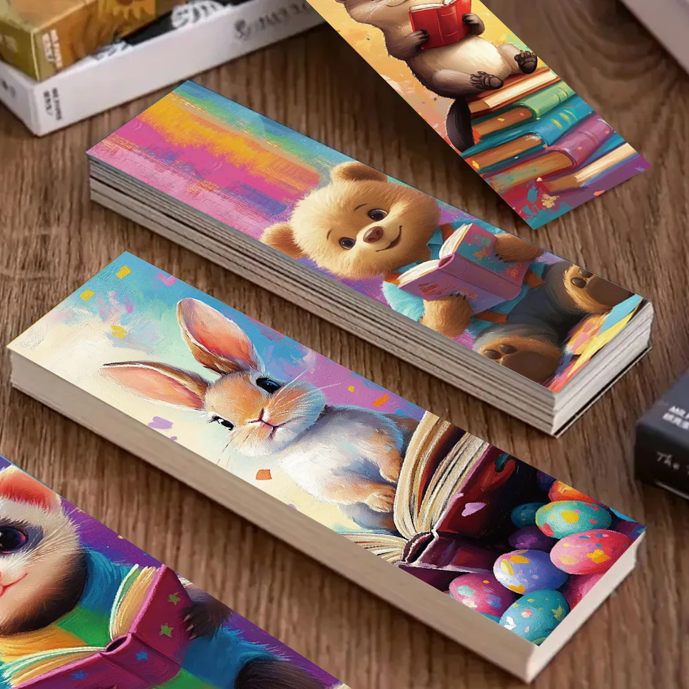 32pcs Animal Reading Bookmarks, for Reading Assistance, Suitable for Christmas, Halloween, Teachers, Readers, and Birthday Gifts