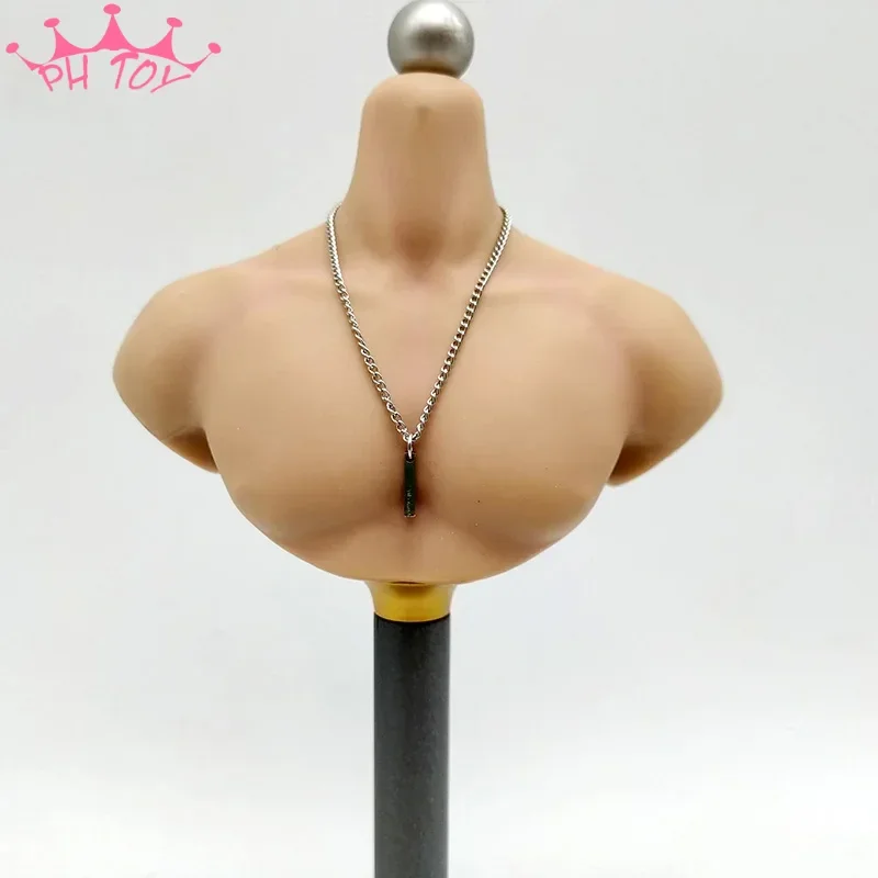 1/6 스케일 패션 금속 목걸이 체인 모델 장면 12in 액션 피규어 장난감 컬렉션