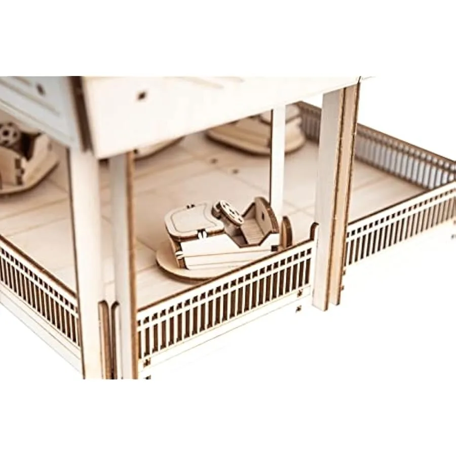 Coasterdynamix 3D Auta Kolizyjne Drewniany Model do Składania - Elektryczny Zestaw Konstrukcyjny dla Dorosłych i Puzzle Zabawki oraz Mini Cr