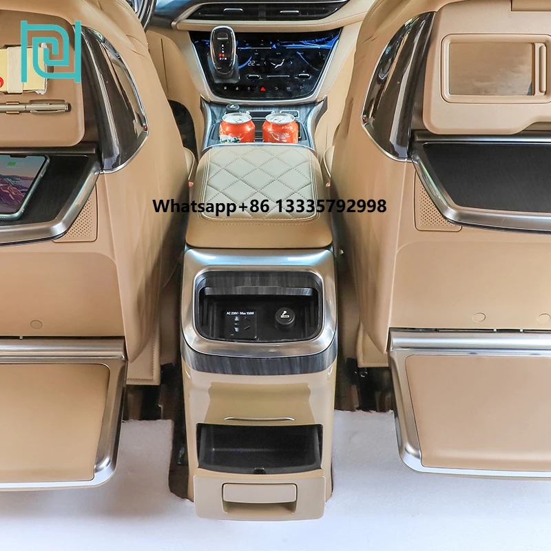 

Luxury Modified Automotive Interior Leather Car Center Console Armrest Box for BUICK GL8