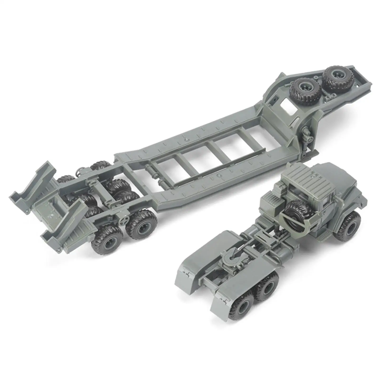 

1/72 Scale Truck Model Ornaments Gifts Building Kits DIY Fitments Collection