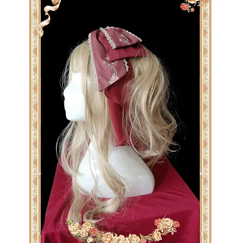 Bell & Binatang ~ Sweet Busur Hairband Lolita Headpiece dengan Princess