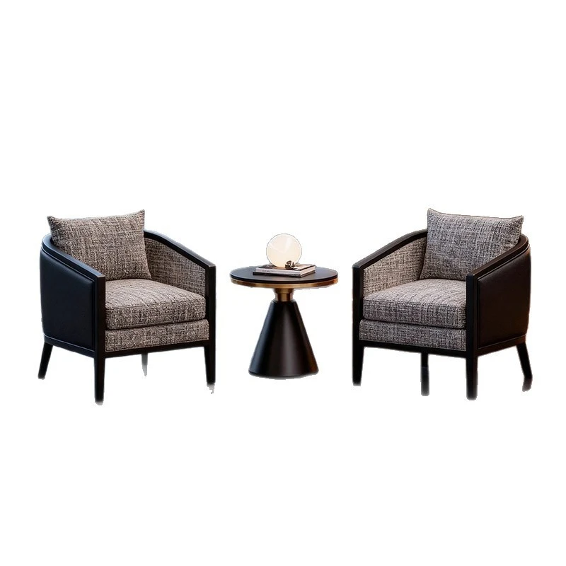 Light luxury business leisure so fa sitting area, negotiation single meeting guests negotiation reception tables and chair s