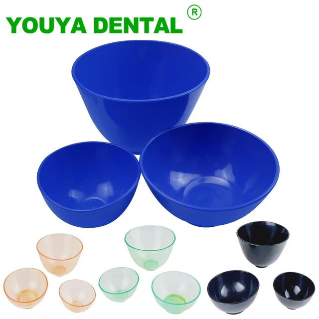 3 sztuk/zestaw gumowa miska do mieszania dentystycznej S/M/L elastyczne miski do mieszania gipsu alginatowy materiał gipsowy narzędzia do mieszania produkty stomatologiczne