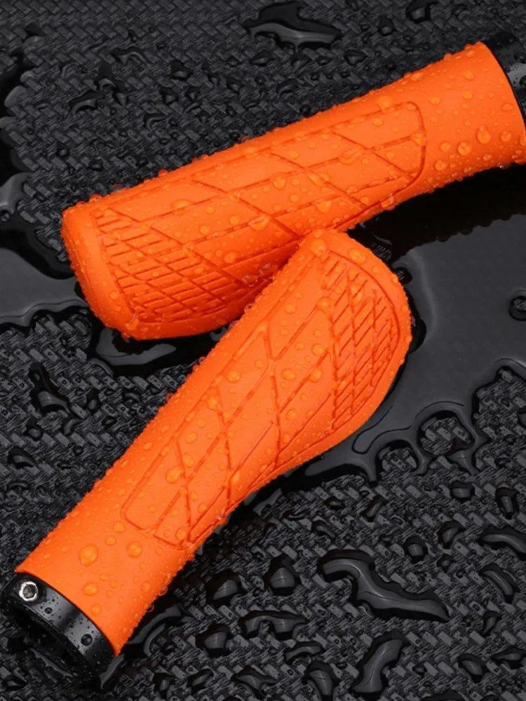 AliExpress YUUISD MTB Mountain Folding Bike Cycling Rubber Bike Grips Lock-On Bicycle Handlebar Grips Shock Absorbing Anti-Slip Palm Support Grip