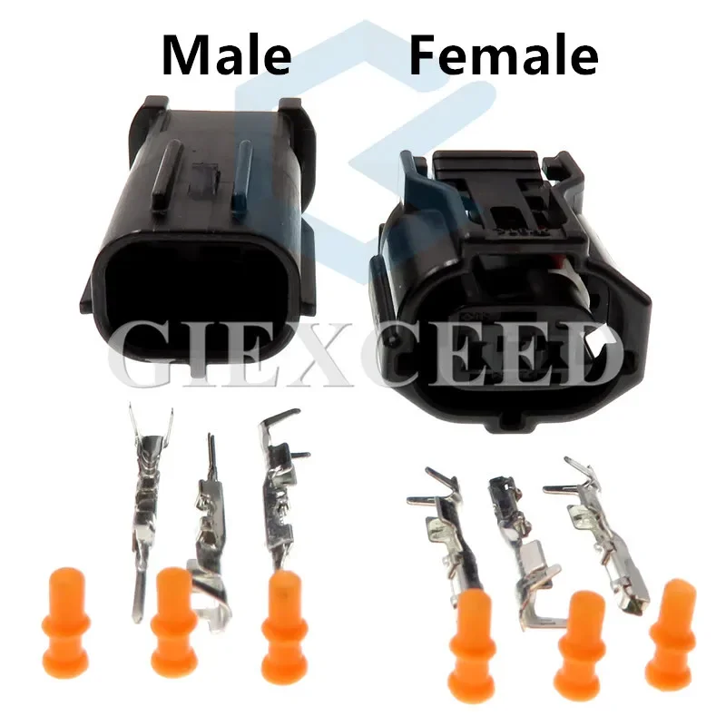 3 Pin AC Assembly 12353 6189-1129 6188-4920 Wire Connector Headlight Lamp Socket Camshaft Sensor Plug For Toyota Lexus