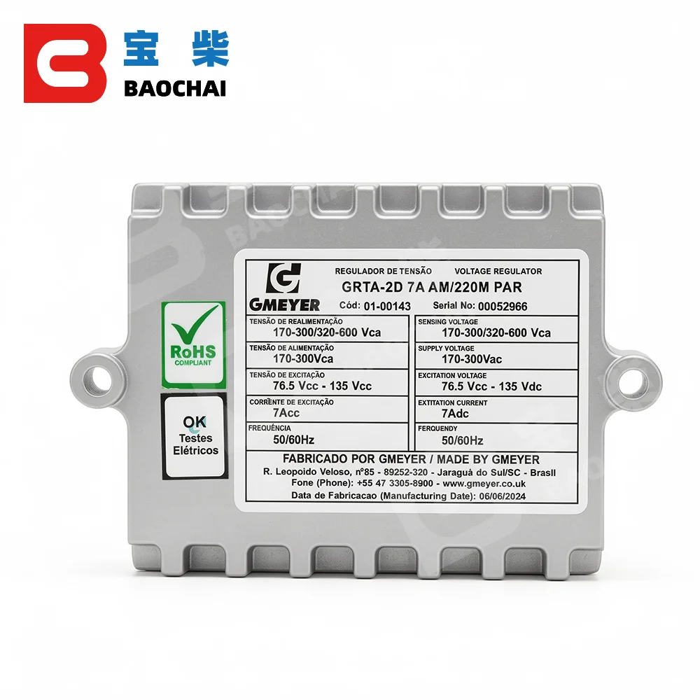 Original GRTA-2D AVR GMEYER Automatic Voltage Regulator for Wide Range of Synchronous Generators Genset Part