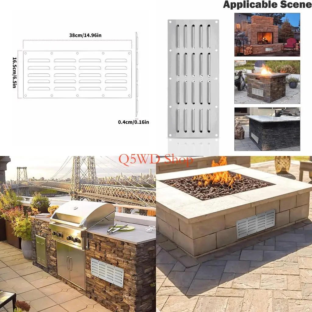 Q5WD 2 Piece Rustproof Steel Stove 20 Contemporary Home Ventilation System Safe Design