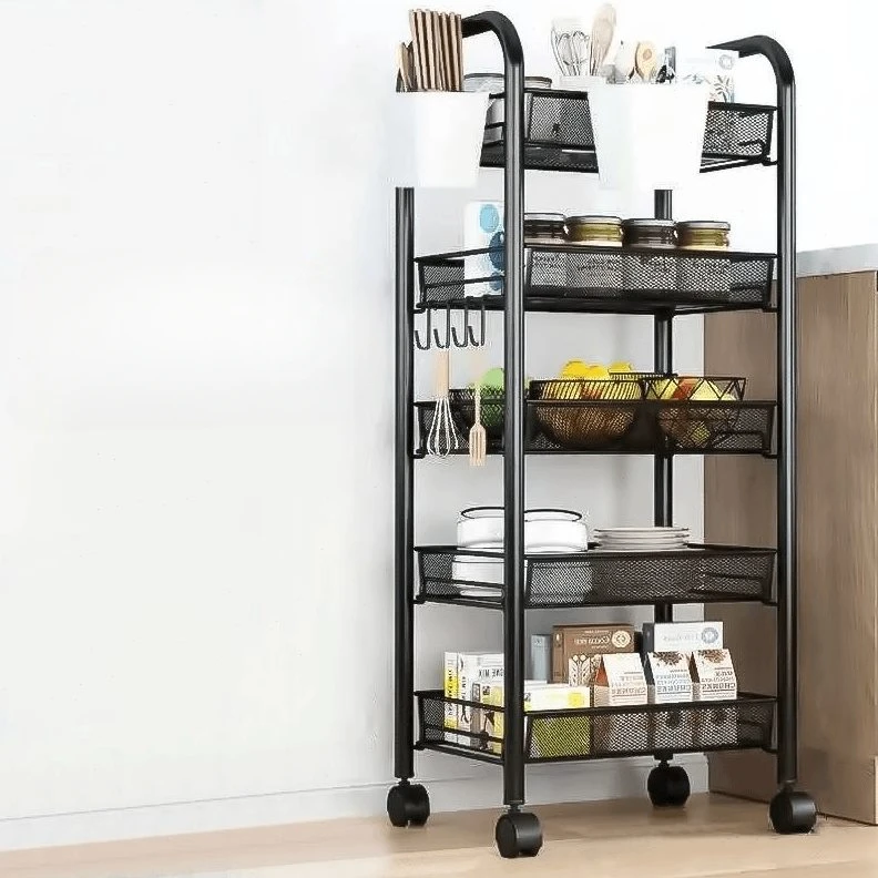 Keuken Organiserende Plank Opbergmeubels Winkelwagen Organisatoren Trolleys Laden Trolley Organizer Cosas De Cocina Hulpopslag