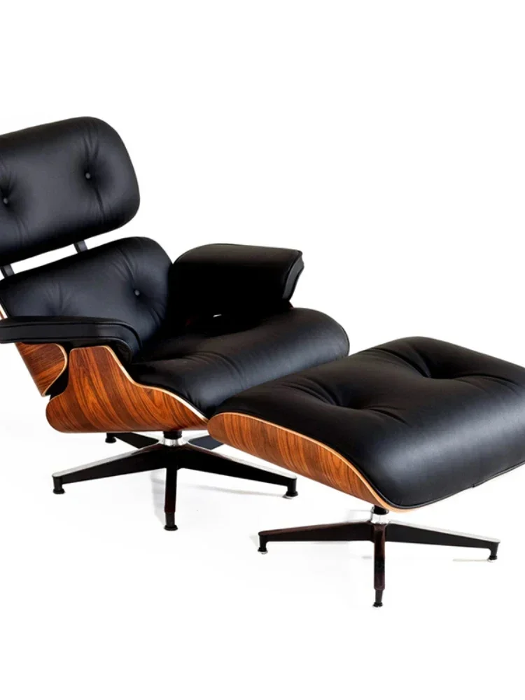 Eames recliner casual light luxury study leather sofa chair