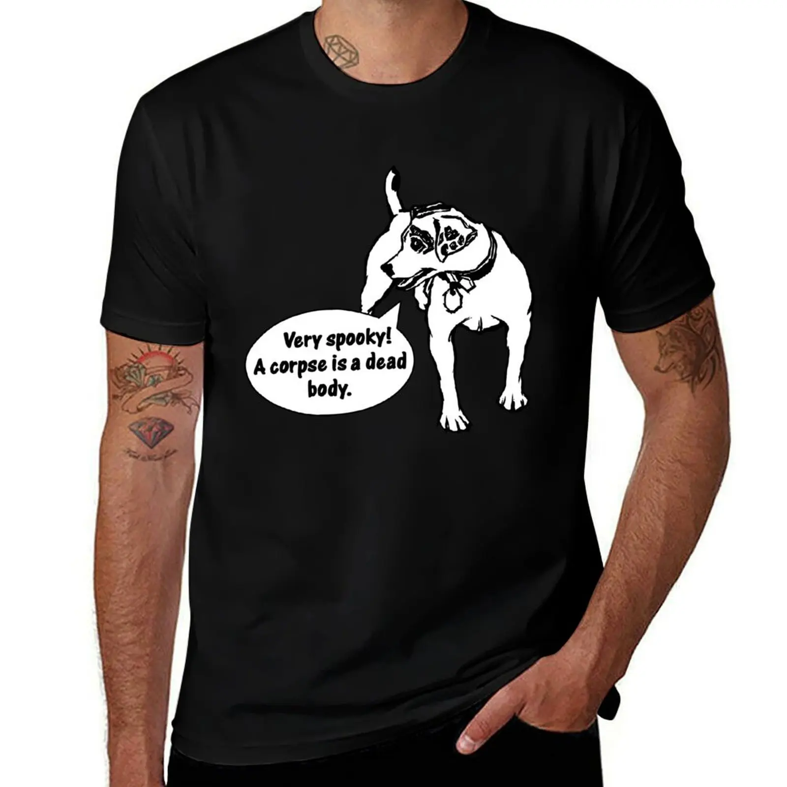 Wishbone - Very Spooky! T-Shirt Lightweight Basic Short Sleeve Shirt T-Shirt