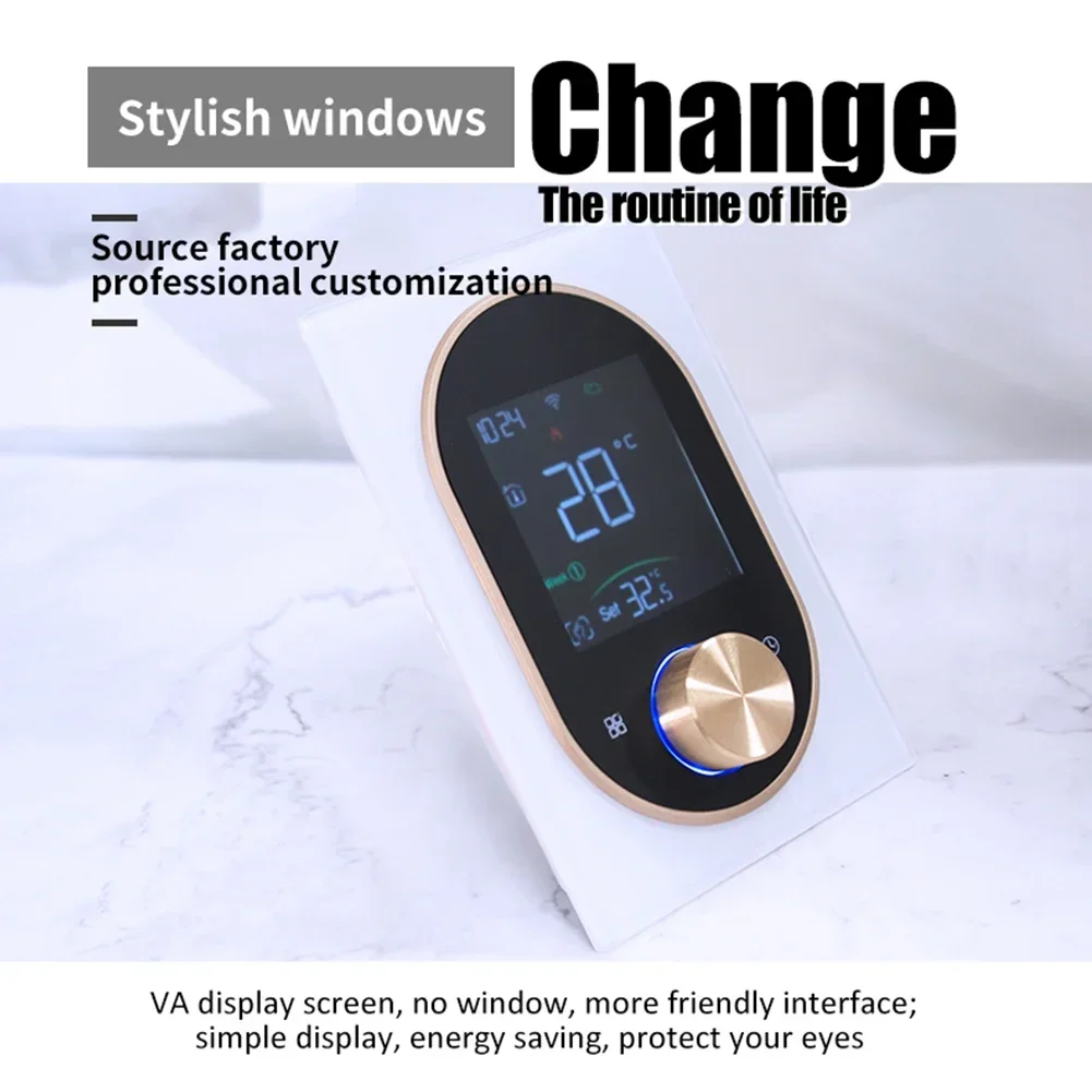 Color Screen LCD Display Electric Underfloor Heating Thermostat Home Room Thermostat Accurate Temperature Control