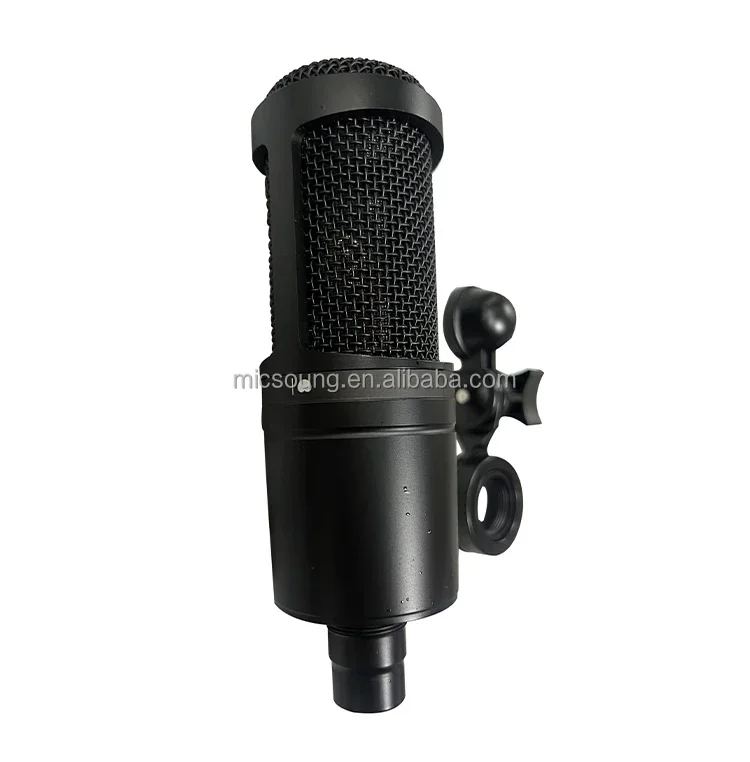 AT2020 Kondensatormikrofon für Studioaufnahmen, Live-Streaming, Podcasting, Rundfunk mit XLR-Anschluss