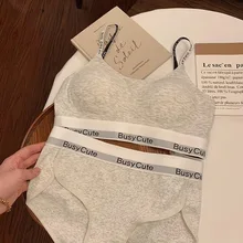 CINOON Women Seamless Bra Set Sexy Thong Low Waist Panties Wire Free Bra Bralette Lingerie Brassiere Cotton Female Underwear Set CINOON Women Seamless Bra Set Sexy Thong Low Waist Panties Wire Free Bra Bralette Lingerie Brassiere Cotton Female Underwear Set