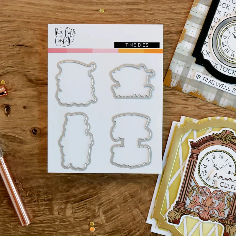 Moments In Time Stamps 2026 New Metal Cutting Dies For DIY Scrapbooking Crafts Maker Photo Album Template Handmade Decoration