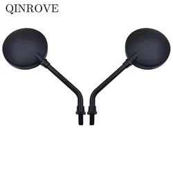 Retro Motorcycle Rearview Mirrors 8/10MM ABS Mirror Universal For Kawasaki Z650 Z900 Z800 Z1000 Aprilia Pegaso 650 SR 50 CR150